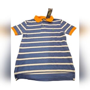 Polo Ralph Lauren Toddler 3T Striped Polo Shirt NWT Blue White Stripe